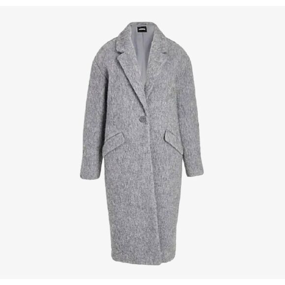 Express Jackets & Blazers - Express Gray Wool Coat